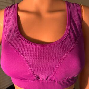 💖 Fila Sport High Impact Sports Bra – Fuchsia, Size Large, Gym Ready! 💖